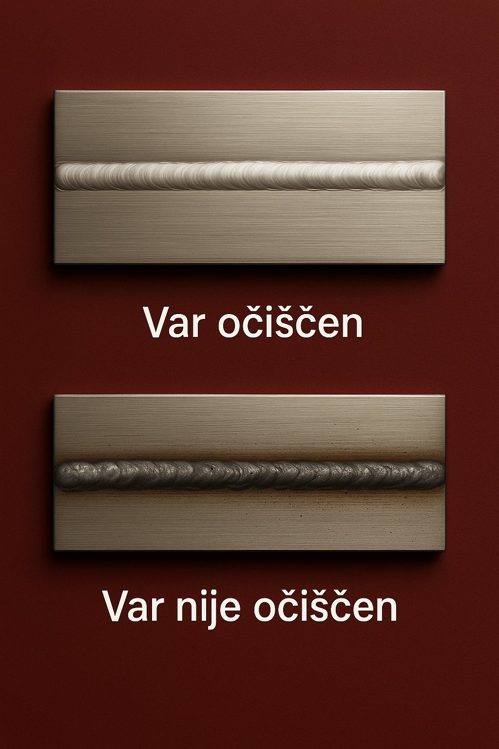 Var očišćen / nije očišćen