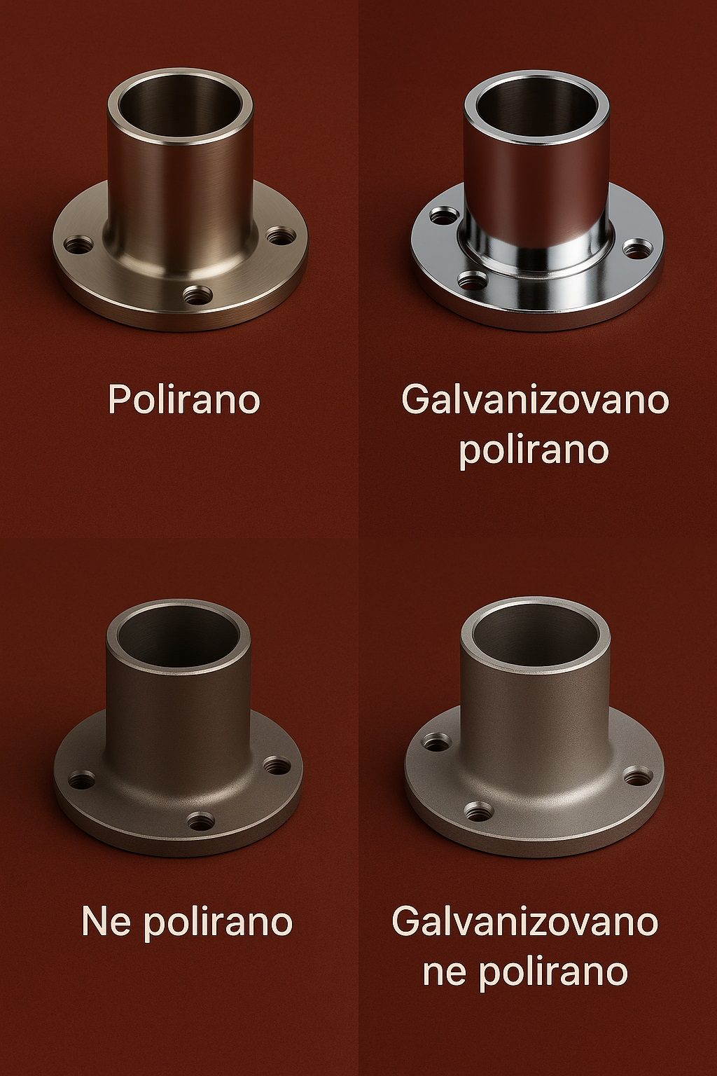Polirano vs. nepolirano
